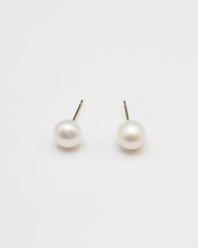 Golden Raw Pearl Earrings
